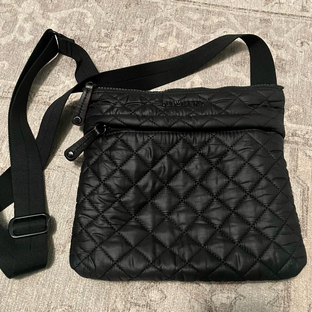 MZWallace Metro Flat Crossbody in black. EUC!